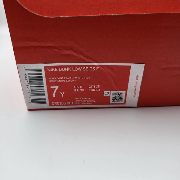 NEW Youth 7 / Women's 8.5 Nike Dunk Low Special Edition - DR0165-001 - Picture 9 of 10